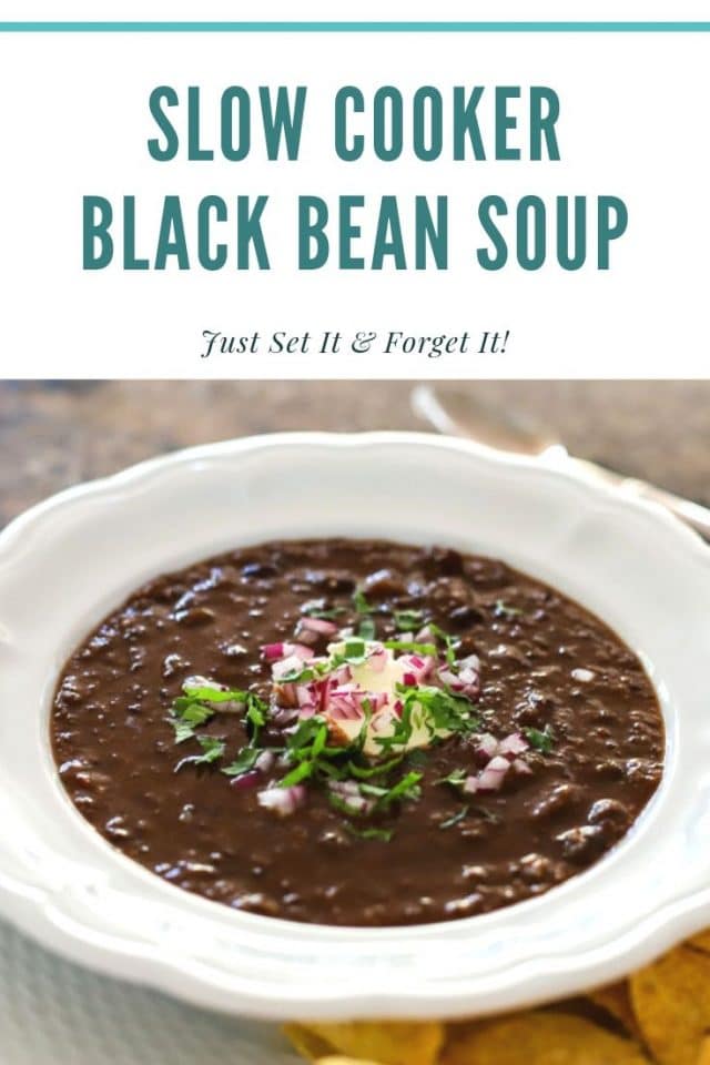 crockpot black bean soup