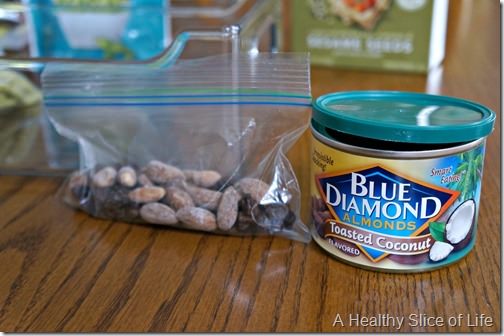 simplify healthy snacking for toddlers and kids- blue diamond coconut almonds