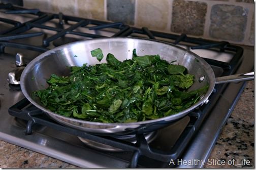 spinach stuffed shells bulk freezer recipe- wilted spinach