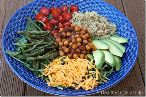 sweet n spicy chickpeas- salad