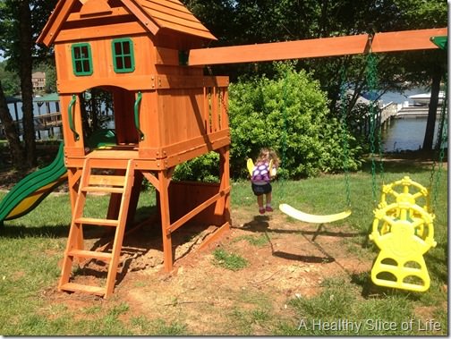stay at home mom of two- swing set
