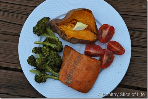 simple summer salmon dinner