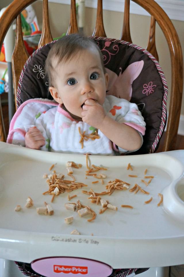 9 month old baby led weaning