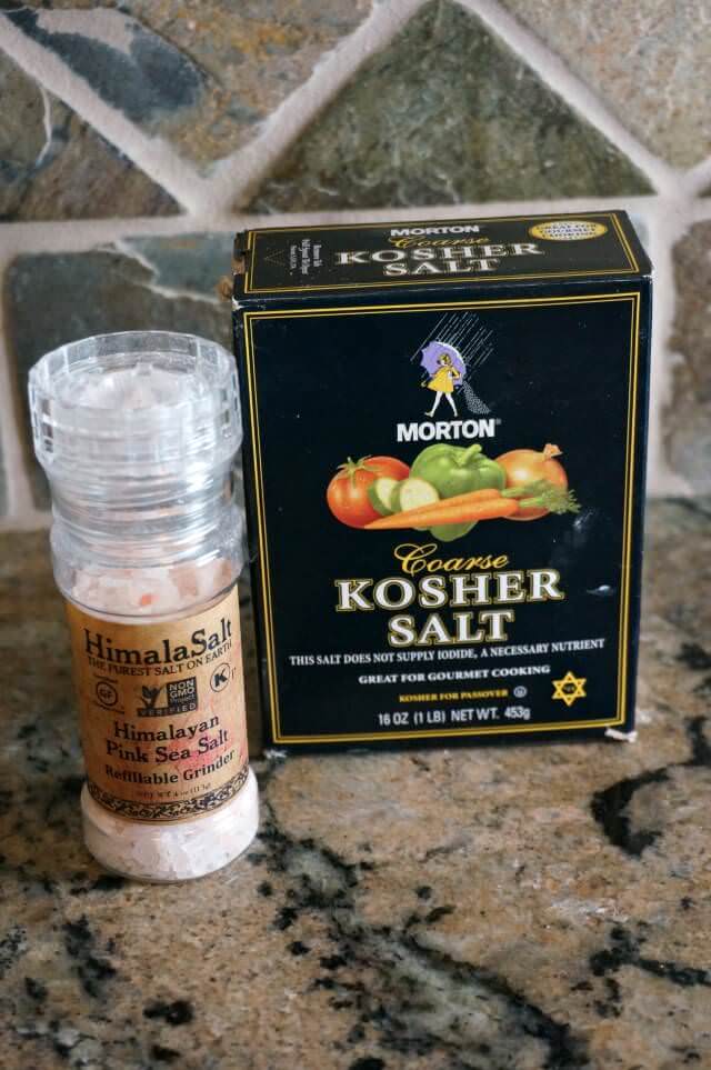 counter top health favorites- salt