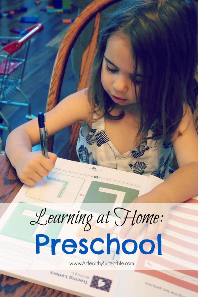 learning at home preschool age