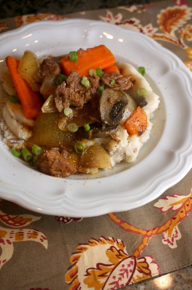 pot roast with stew meat