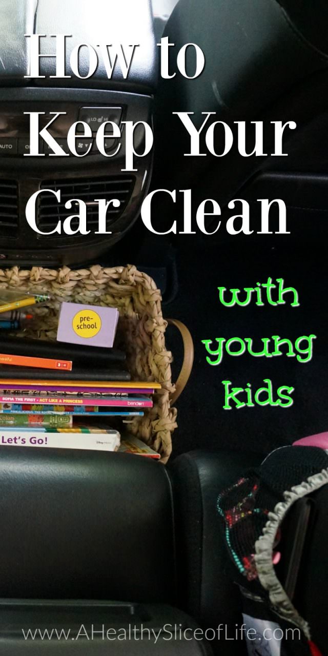 how to keep your car clean with young kids