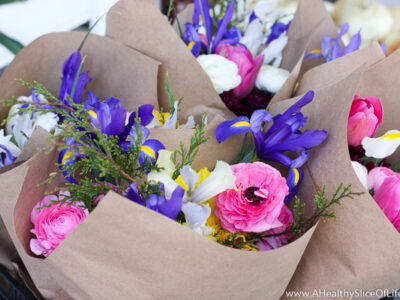farmers market flowers