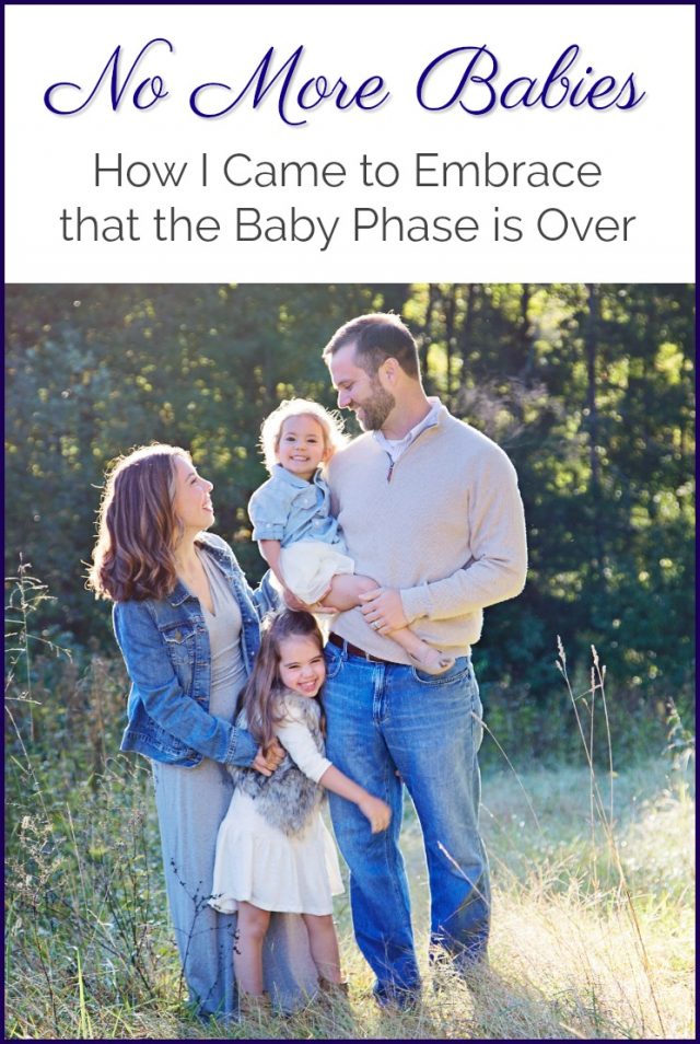 knowing the baby phase is over