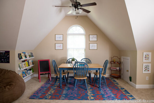 homeschool kindergarten room design