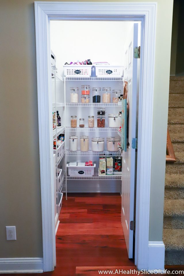 pantry makeover after