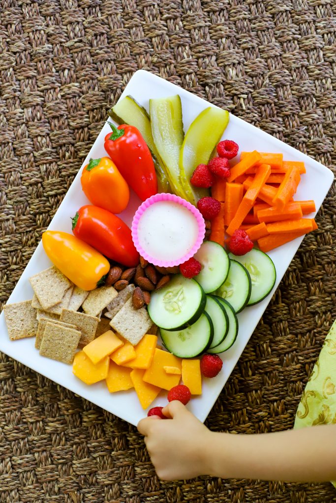 kid friendly snack plate