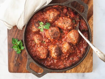 Paleo Meatballs in Marinara