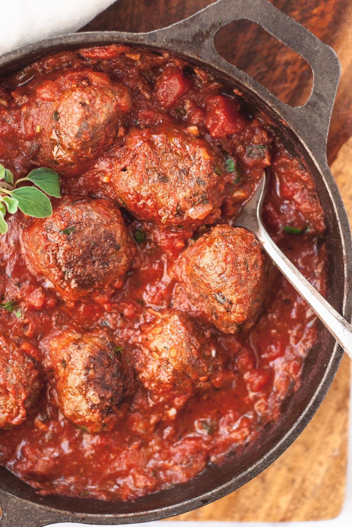 Paleo Meatballs in Marinara