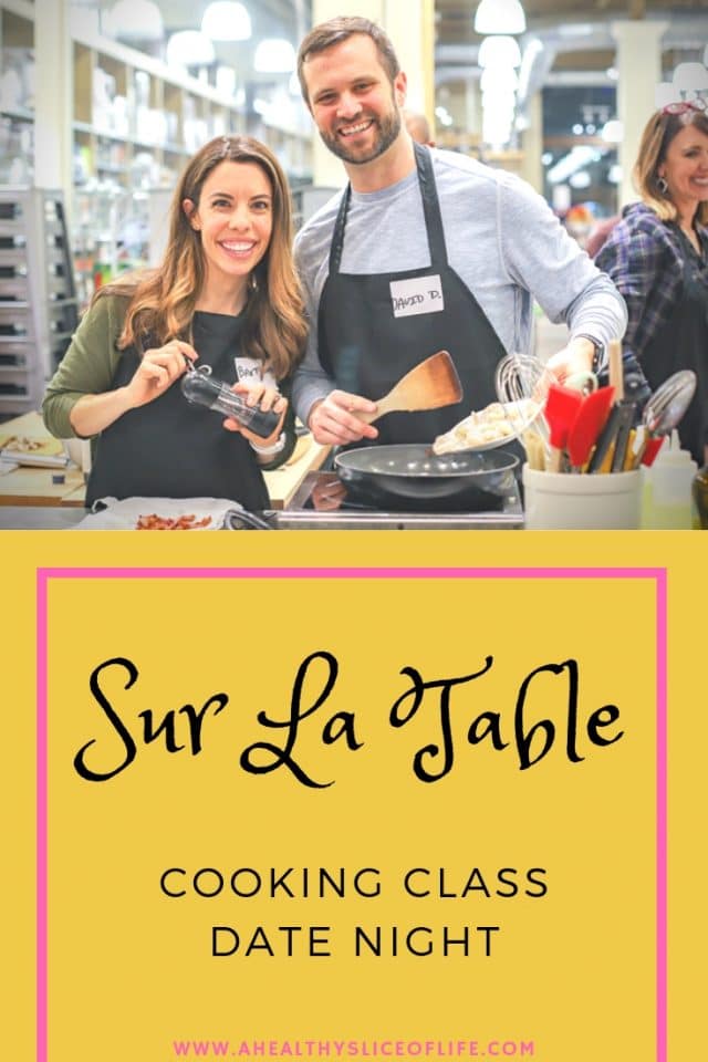 Sur La Table cooking class date night