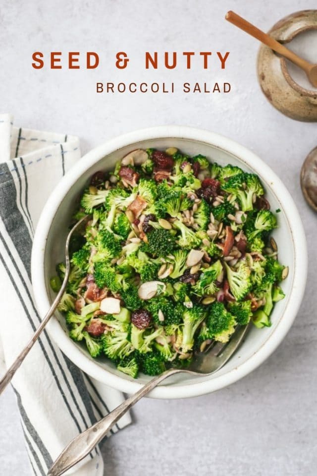 Seed and Nutty Broccoli Salad