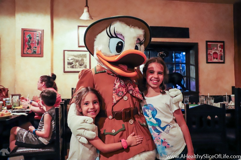 Daisy Duck at The Tusker House Dinner