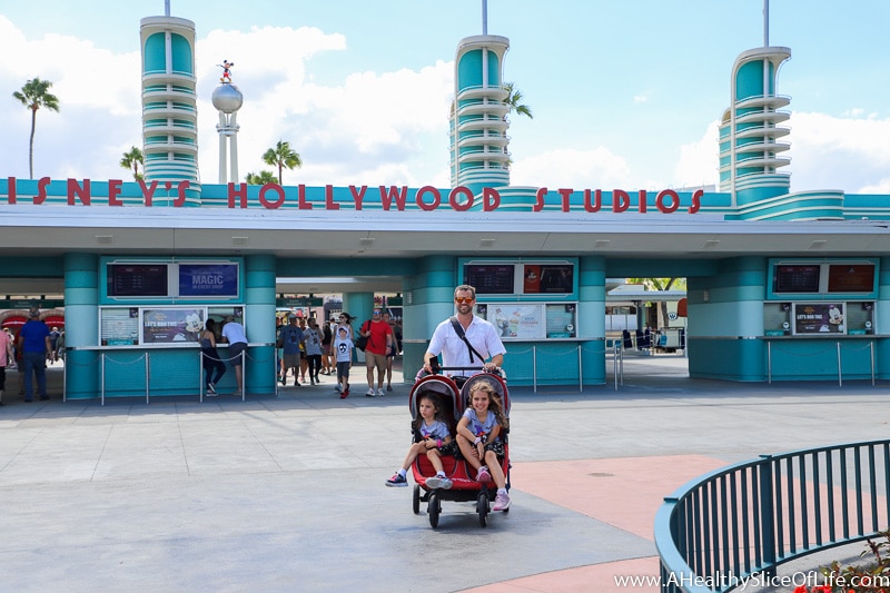 Hollywood Studios with stroller