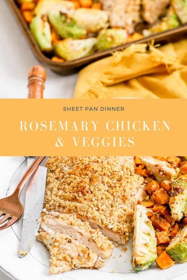 rosemary chicken sheet pan