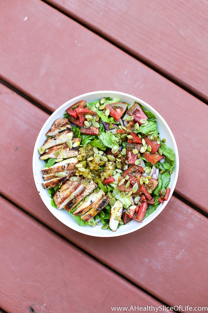 chicken fajita pegan bowl