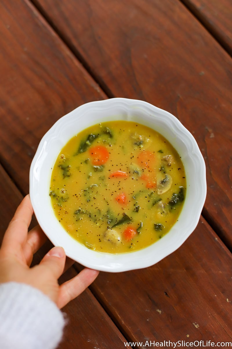 A Healthy Slice of Life - dinner - Immunity Soup