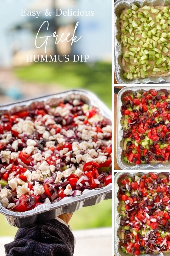 Greek Layered Hummus Dip A Healthy Slice of Life