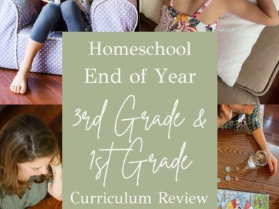third grade and first grade homeschool review