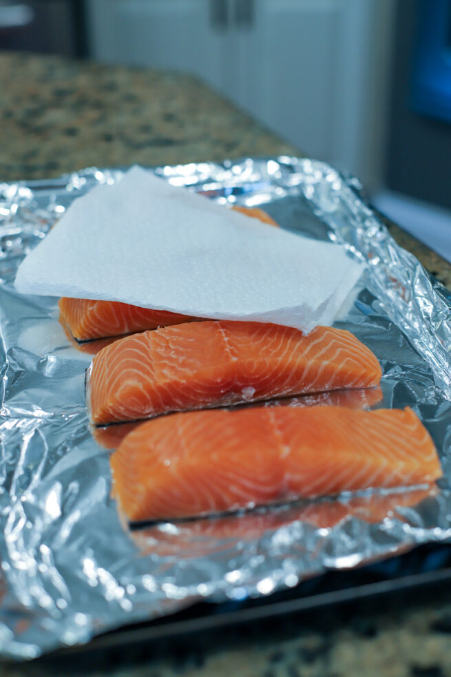 Lemon Dill Salmon and Smashed Potatoes A Healthy Slice of Life
