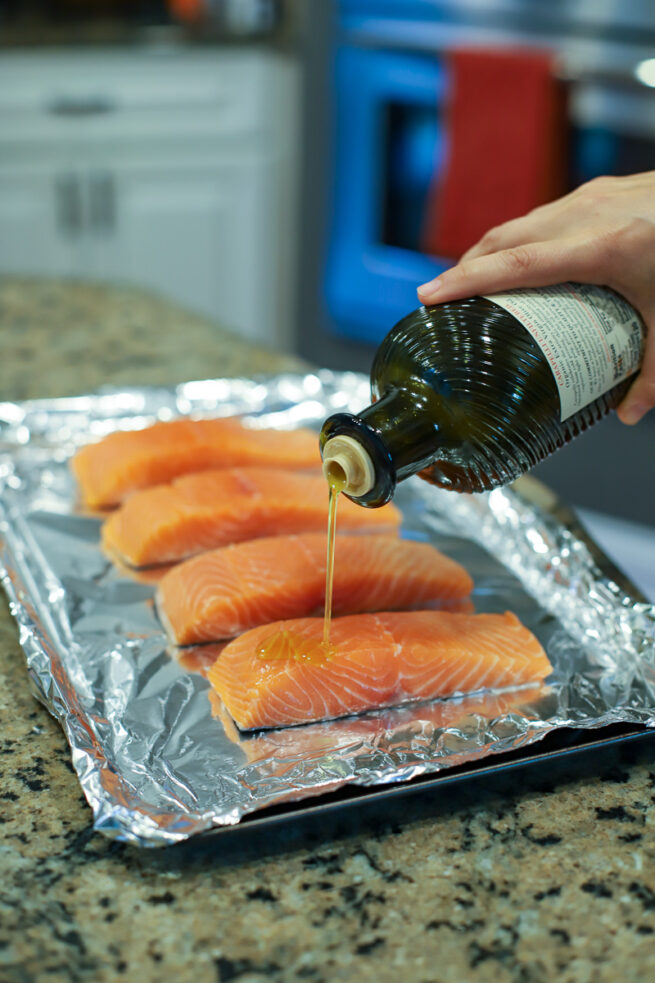 Lemon Dill Salmon and Smashed Potatoes A Healthy Slice of Life
