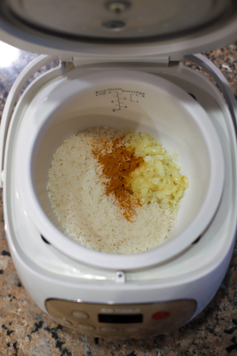 Turmeric Rice Recipe in the Rice Cooker (or not!) A Healthy Slice of Life