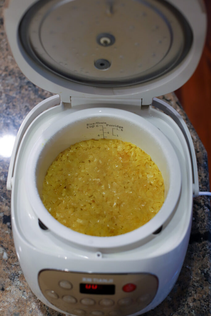 Turmeric Rice Recipe in the Rice Cooker (or not!) - A Healthy
