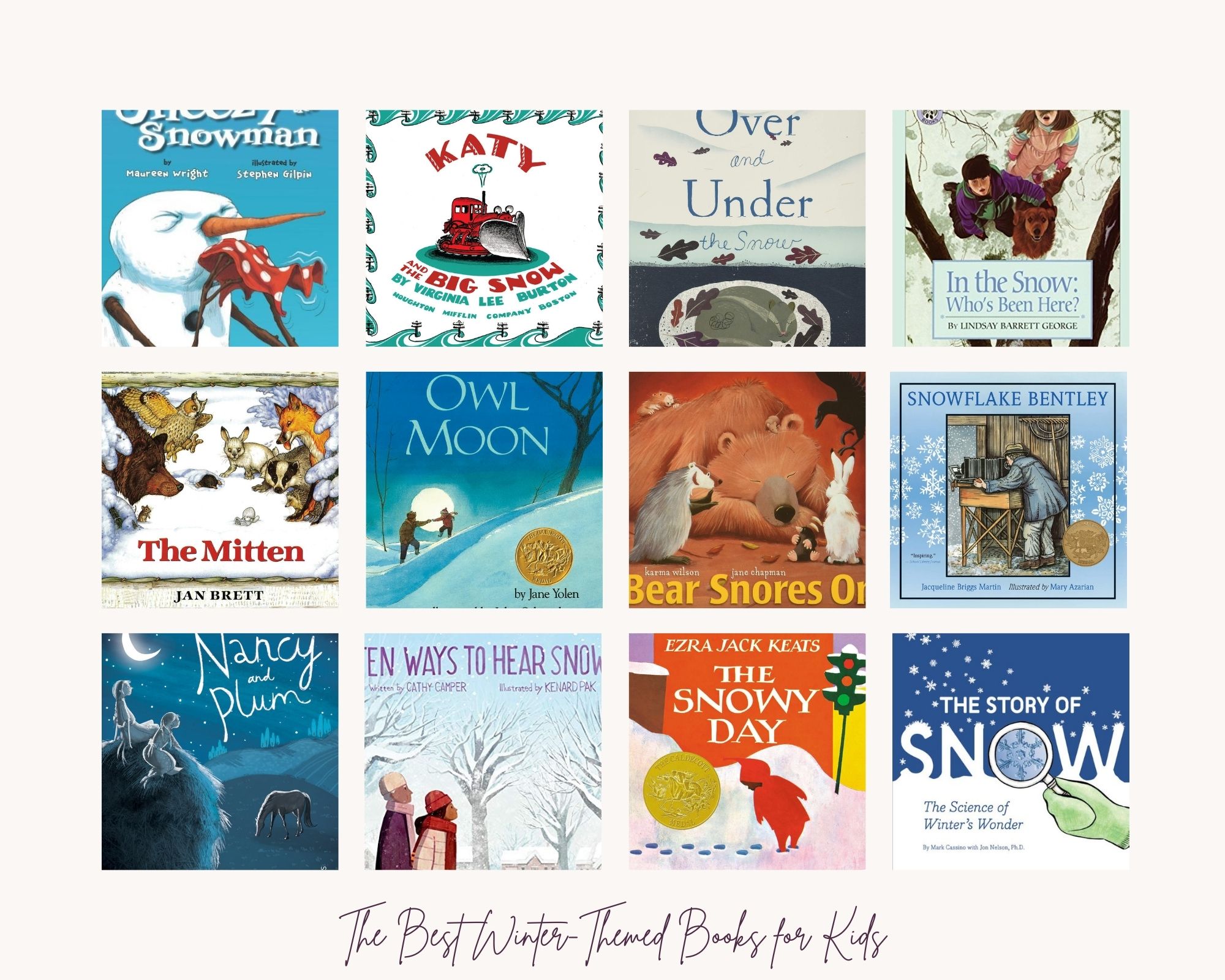 The Best Winter Themed Books for Kids - A Healthy Slice of Life