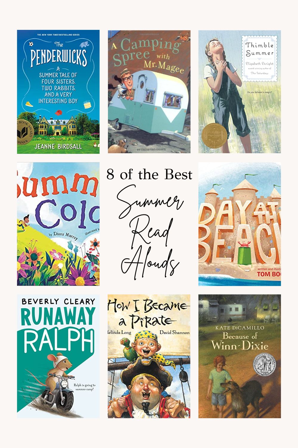 8 of the Best Summer Read Aloud Books for Kids A Healthy Slice of Life