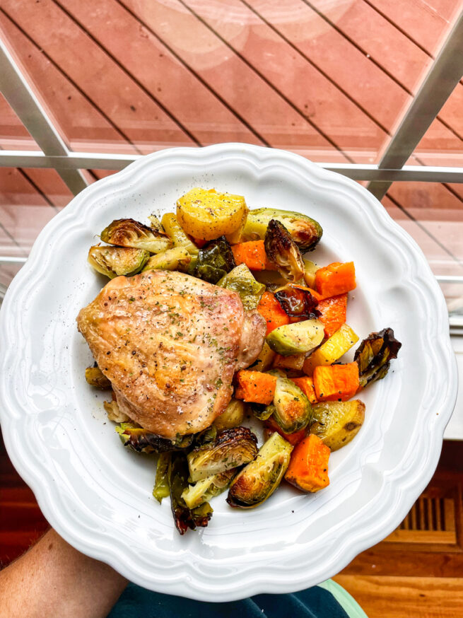 Chicken Thigh & Potato Sheet Pan Dinner A Healthy Slice of Life