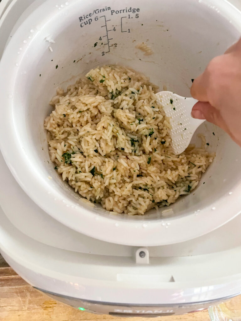 Cilantro Lime Rice in the Rice Cooker A Healthy Slice of Life