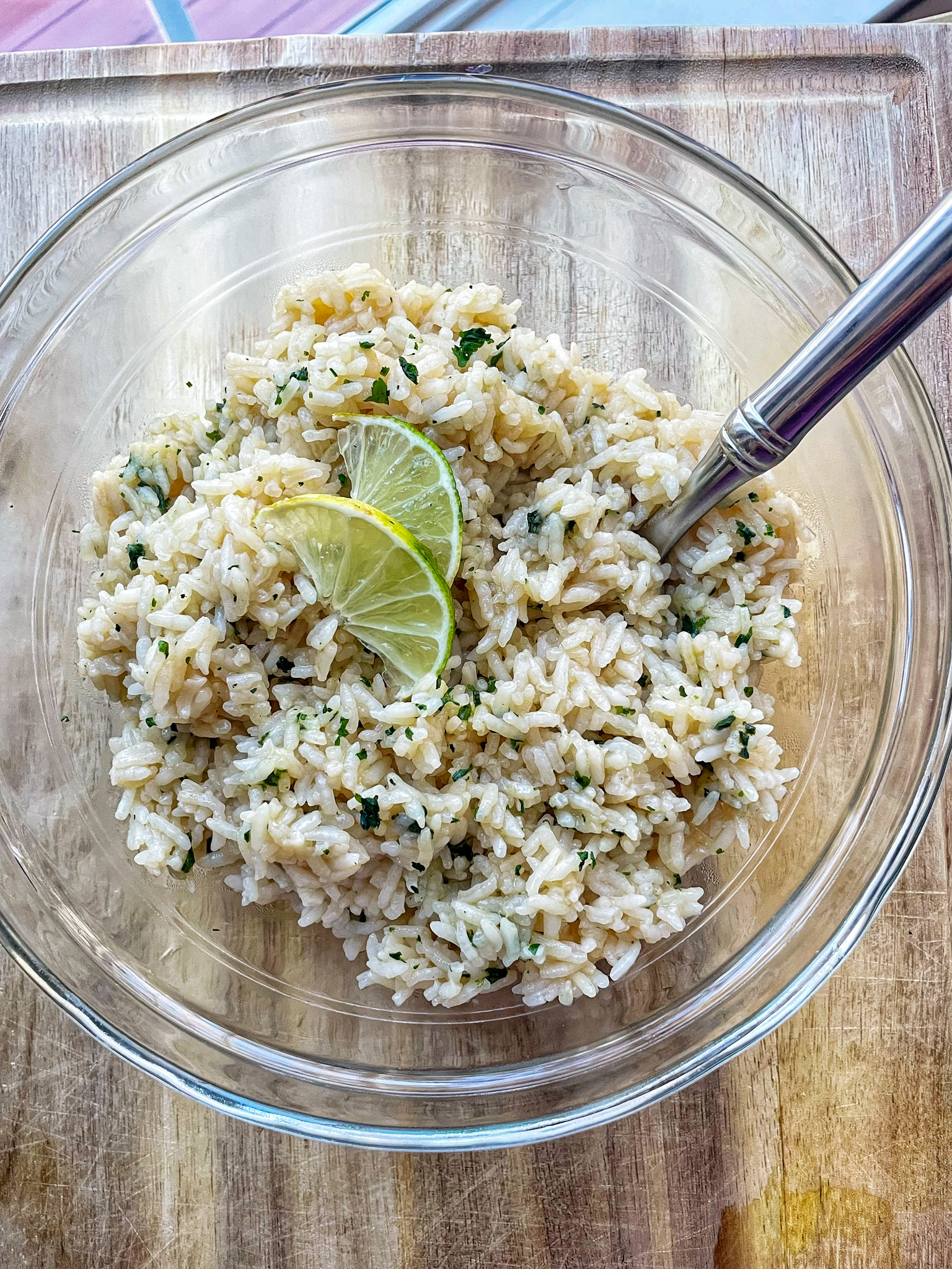Cilantro Lime Rice in the Rice Cooker A Healthy Slice of Life