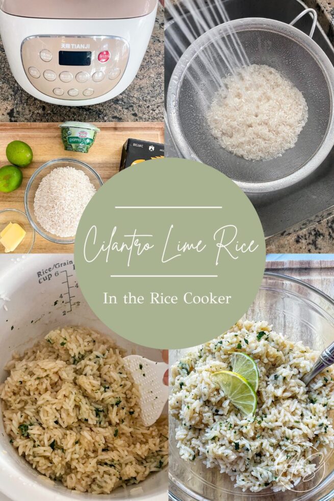 Cilantro Lime Rice in the Rice Cooker A Healthy Slice of Life