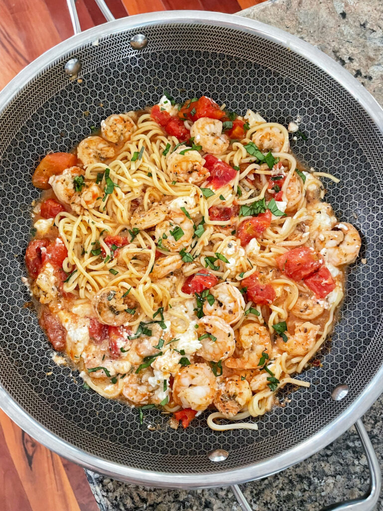 Greek Shrimp Pasta | My Family's Favorite Dinners