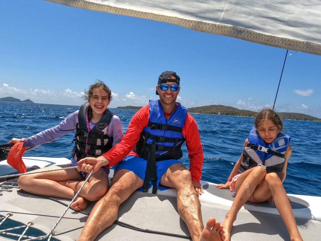 family sailing
