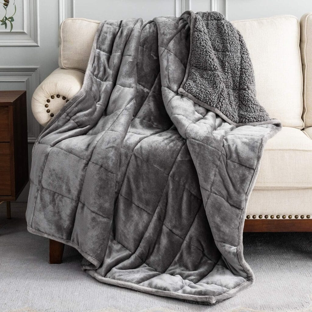 Weighted Sherpa Blanket | 2023 Gift Guide for Her