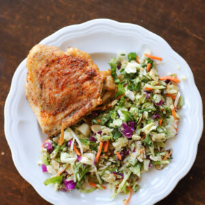 Crispy Baked Chicken Thighs