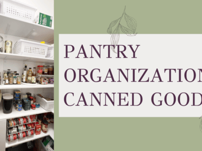 Pantry Can Organization ideas