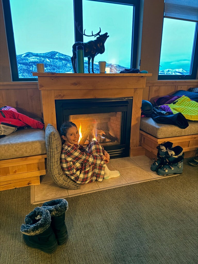 Steamboat condo fireplace