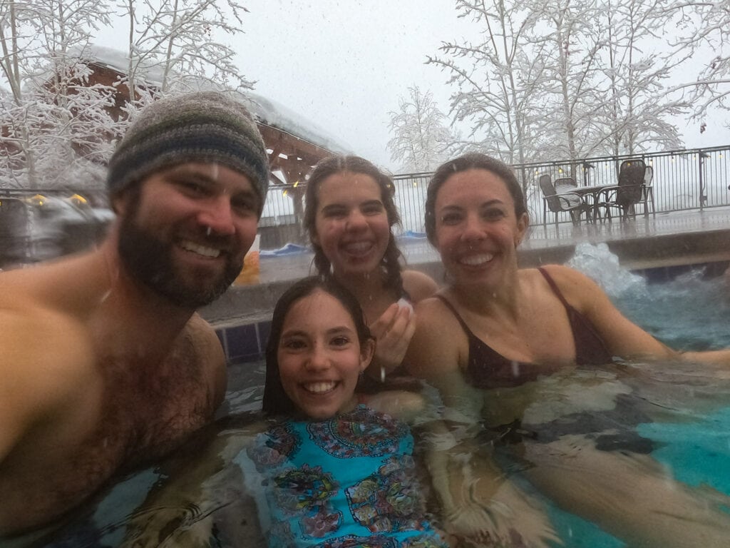 Steamboat Grand jacuzzi family