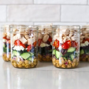 Greek Salad in a Jar