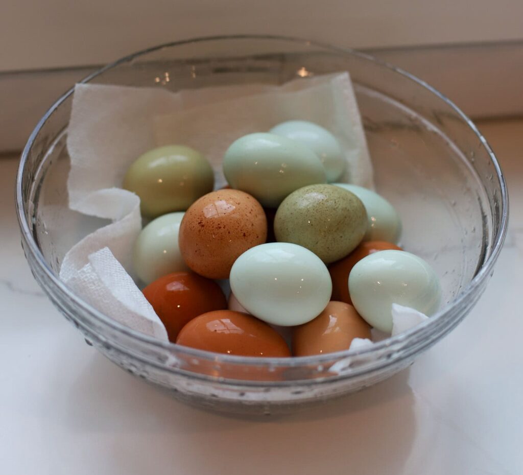 bowl of eggs