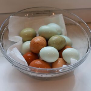 bowl of eggs