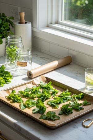 how to dehydrate herbs at home