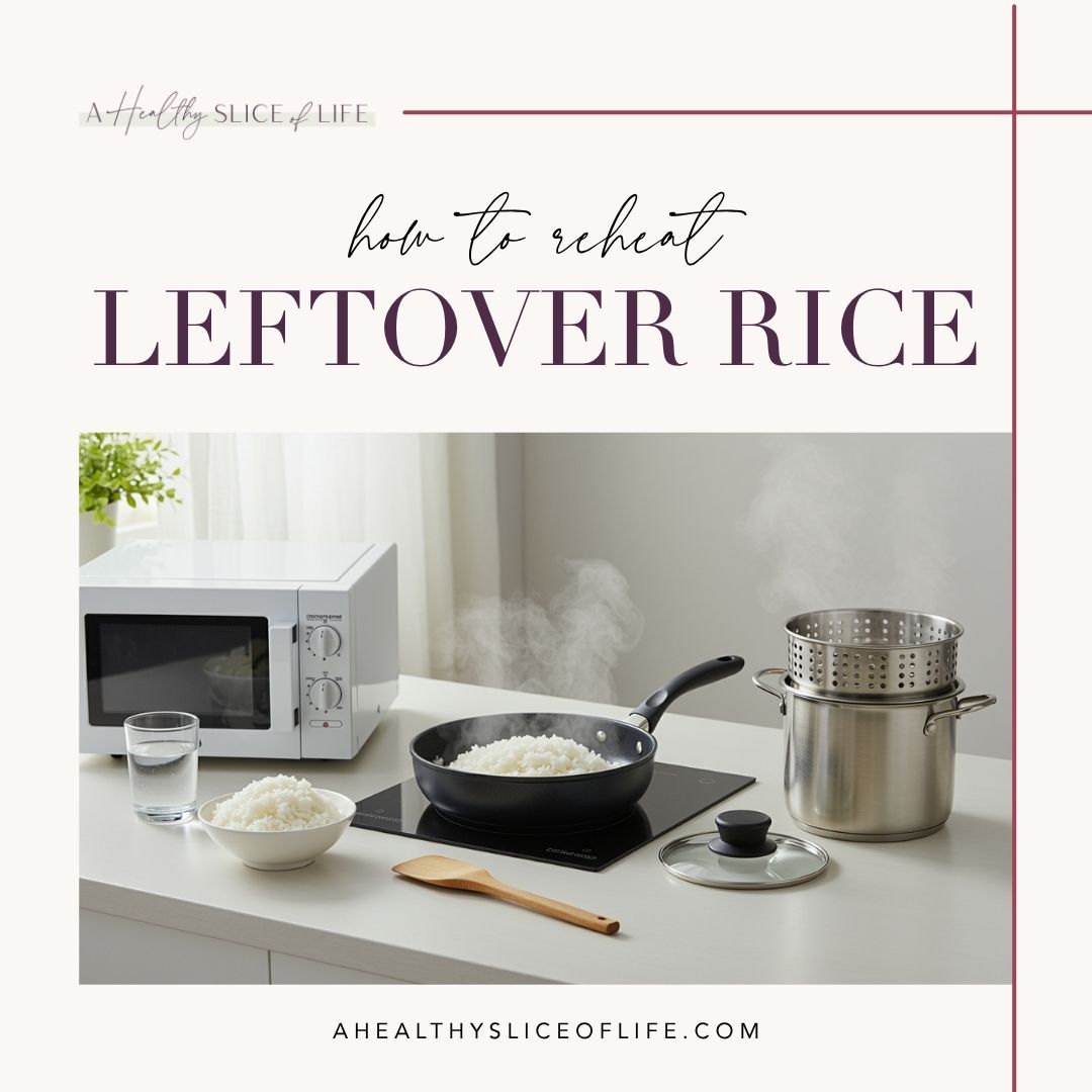 how to reheat left over rice