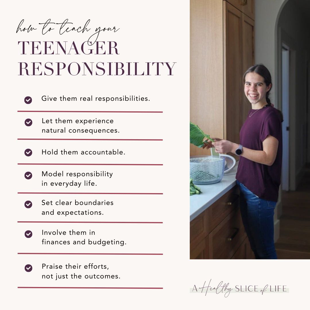 how to teach your teenager responsibility